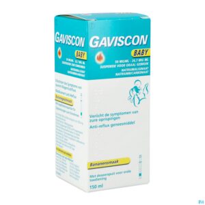 Packshot Gaviscon Baby Susp Voor Oraal Gebruik 150ml