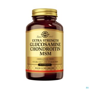 Productshot Glucosamine Chondroitin Msm (z/schaaldier)comp 60