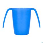 Productshot Beker 2 Handvatten Ergoplus Blauw 250ml Advys