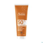 Packshot Avene Zon Spf50 Lait Solaire 250ml