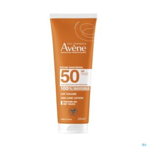 Packshot Avene Zon Spf50 Lait Solaire 250ml