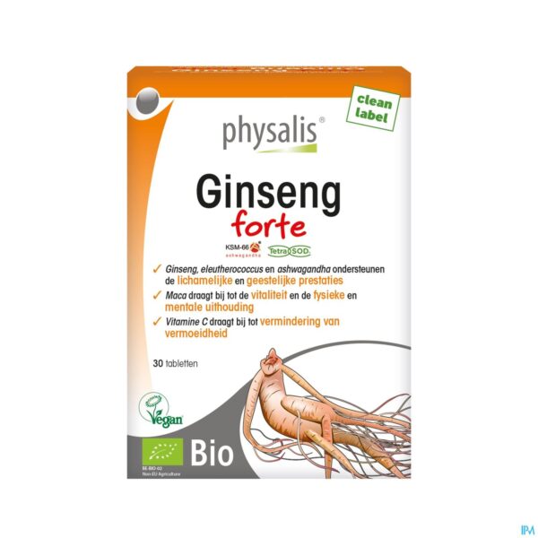 Packshot Physalis Ginseng Forte Tabl 30