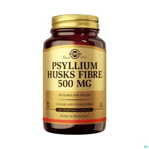 Productshot Psyllium Husks Fibre (vlozaad) V-caps 200x500mg