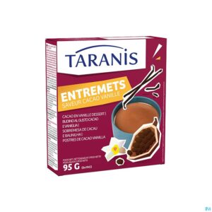 Packshot Taranis Dessert Cacao Vanille 5x19g