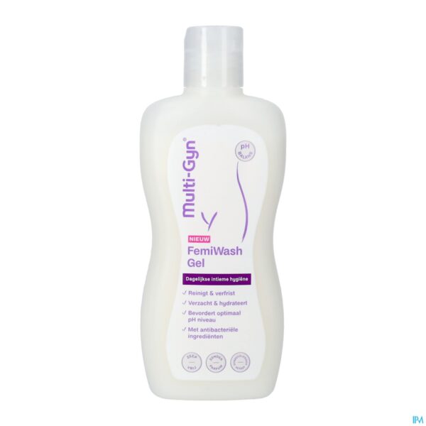 Packshot Multi-gyn Femiwash Gel 220ml Packshot Multi-gyn Femiwash Gel 220ml