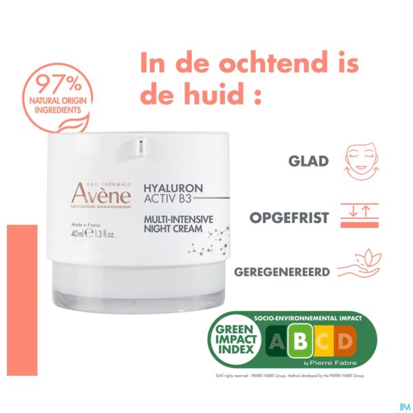Lifestyle_image Avene Hyaluron Activ B3 Multi-intens. Nachtcr 40ml