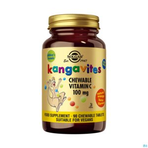 Productshot Solgar Kangavites Chew. Vit.c Kauwtablet 90x100mg