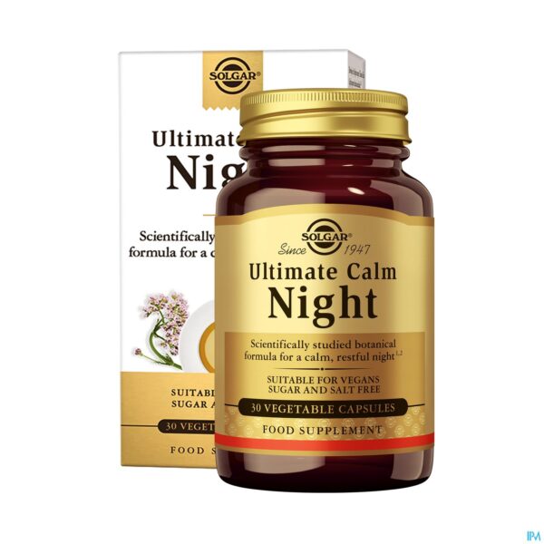 Productshot Solgar Ultimate Calm Night V-caps 30