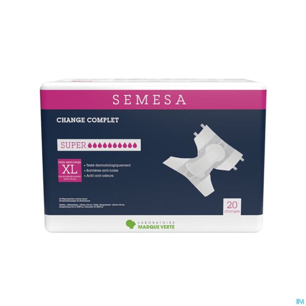 Packshot Marque V Semesa Luier Super Xl 20