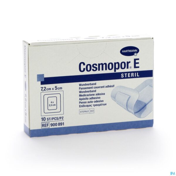 Packshot Cosmopor E Latexfree 7,2x5cm 10 P/s