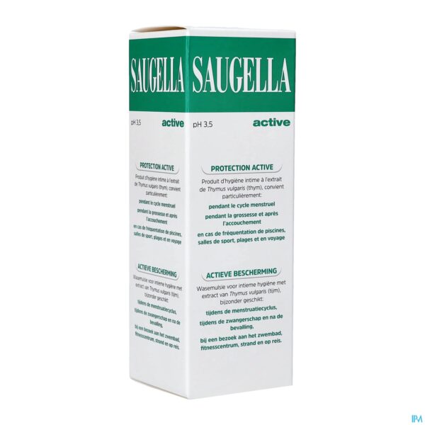 Packshot Saugella Active Emulsion 250ml Nf