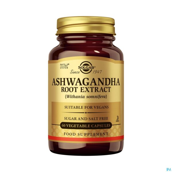 Productshot Solgar Ashwagandha Root Extract V-caps 60