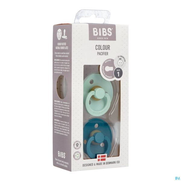 Packshot Bibs 1 Fopspeen Duo Mint/forest Lake 2