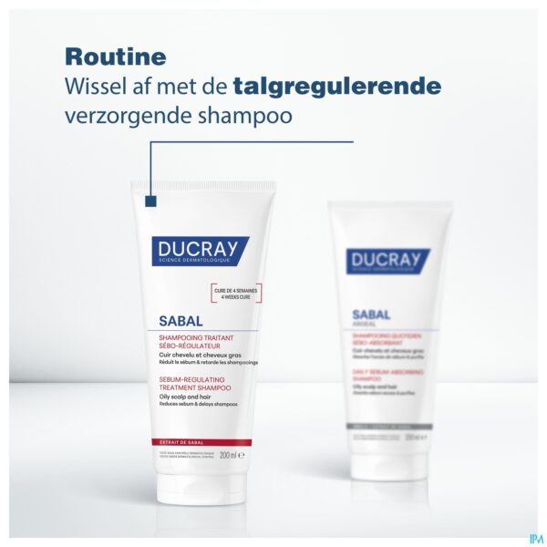 Lifestyle_image Ducray Sabal Argeal Dag. Sh Talgabsorberende 200ml