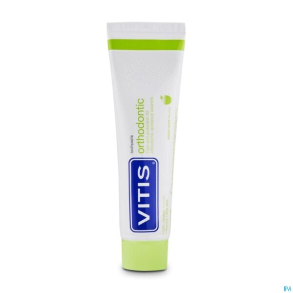 Productshot Vitis Orthodontic Tandpasta met 0,05% Cetylpyridinium Chloride (CPC) 75ml 32046