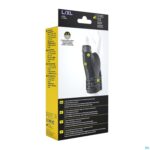 Packshot Futuro Deluxe Duimspalk 45844, Zwart Large/extra Large