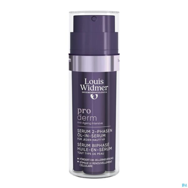 Productshot Widmer Proderm Tweefasig Serum Olie-in-serum 35ml