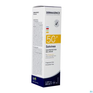 Packshot Dermasence Solvinea Protection Gel Cr Spf50+ 100ml