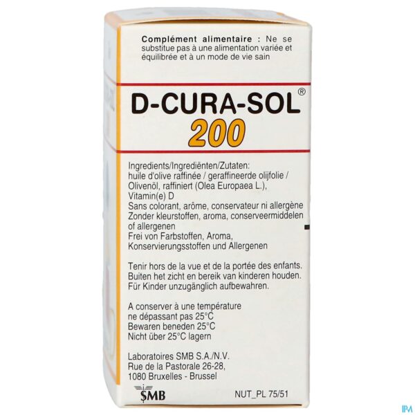 Packshot D-cura Sol 200 I.E. Oplossing 10ml