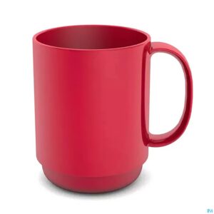 Productshot Drinkbeker 1 Handvat Ornamin Henkel 375ml Rood