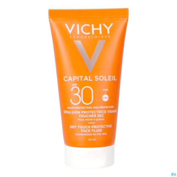 Productshot Vichy Cap Sol Gezichstcr. Dry Touch Spf30 50ml Productshot Vichy Cap Sol Gezichstcr. Dry Touch Spf30 50ml