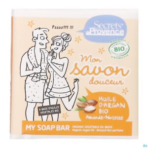 Packshot Secret De Provence Arganolie Zeep Bio 100g