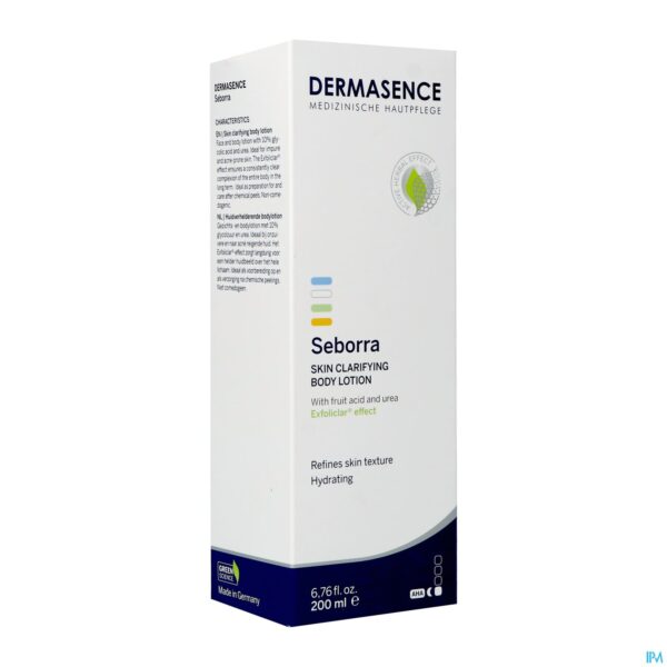 Packshot Dermasence Seborra Skin Clarify. Body Lotion 200ml Packshot Dermasence Seborra Skin Clarify. Body Lotion 200ml