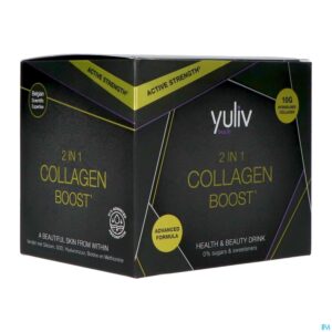 Packshot Yuliv 2in1 Active Streng.collagen Boost Amp30x25ml