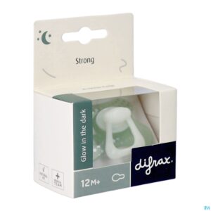Packshot Difrax Fopspeen Natural 12m+ Nacht
