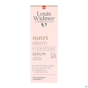 Packshot Widmer Nutriderm Pigmacare Serum N/parf Fl 30ml