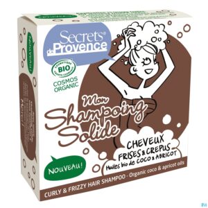 Packshot Secret De Provence Shampoo Krullend Haar Bio 85g