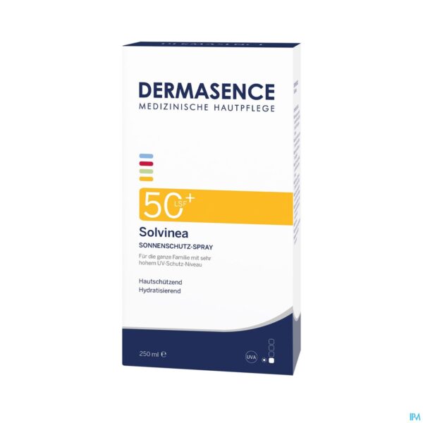 Packshot Dermasence Solvinea Spray Spf50+ 250ml