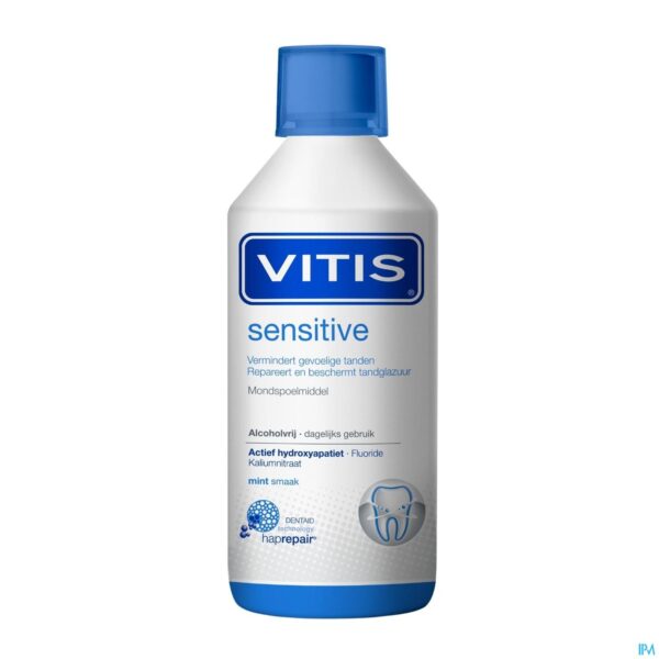Productshot Vitis Sensitive Mondspoelmiddel 500ml Productshot Vitis Sensitive Mondspoelmiddel 500ml