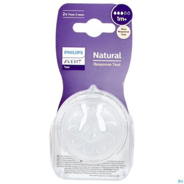 Packshot Philips Avent Natural 3.0 Zuigspeen 1m+ T3 1