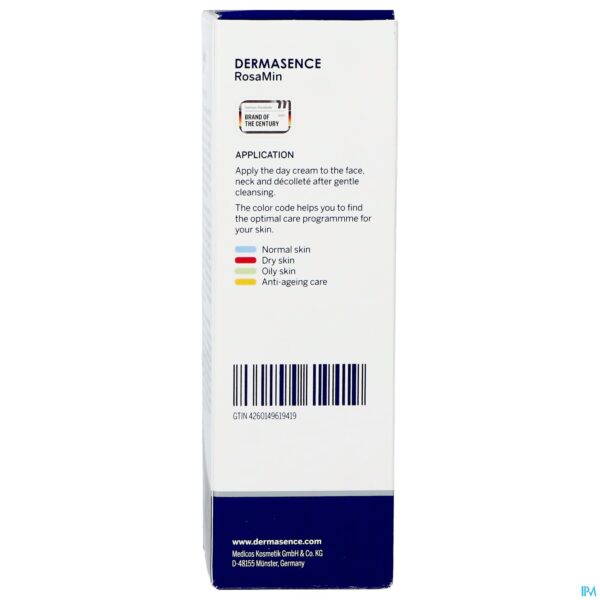 Packshot Dermasence Rosamin Day Cream Spf50 50ml