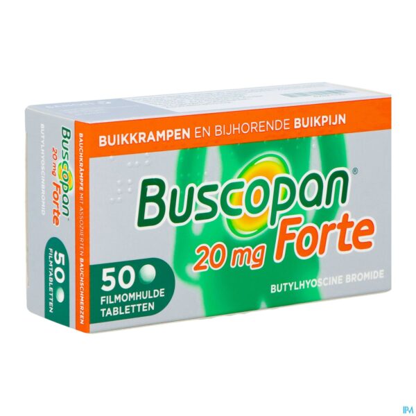 Packshot Buscopan Forte 20mg Filmomh Tabl 50 Packshot Buscopan Forte 20mg Filmomh Tabl 50