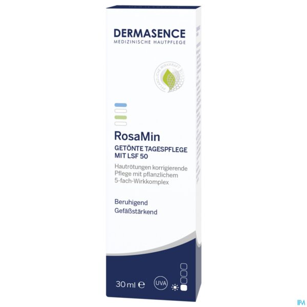 Packshot Dermasence Rosamin Tinted Day Cream Spf50 30ml