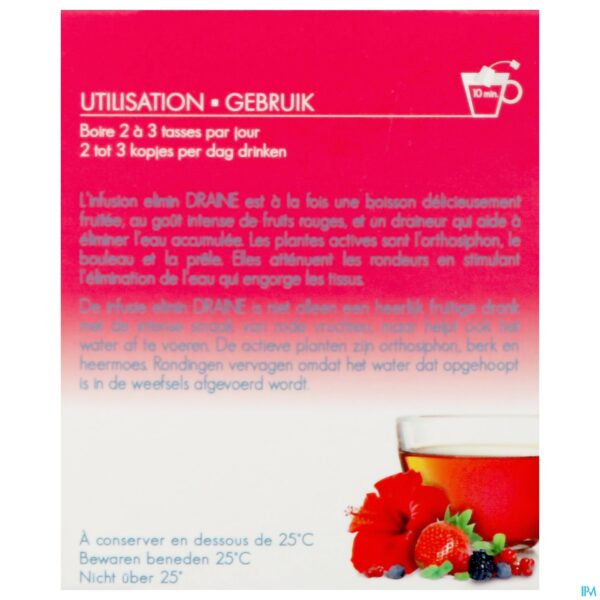Packshot Elimin Draine Tisane Zakjes 24