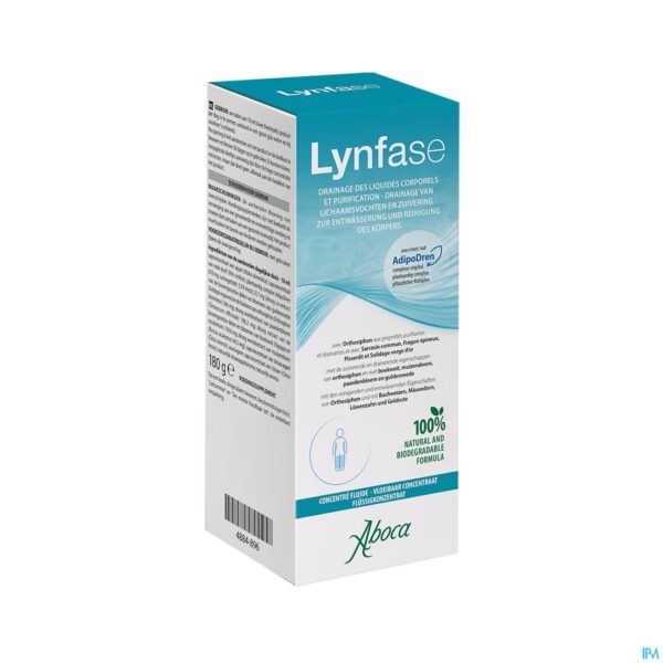 Packshot Aboca Lynfase Vloeibaar Concentraat Fl 180g