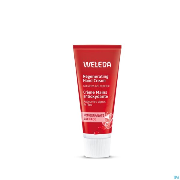 Productshot Weleda Regeneratie Handcreme Granaatappel 50ml