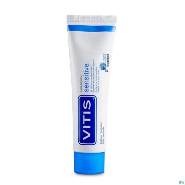 Productshot Vitis Sensitive Tandpasta 75ml 32352