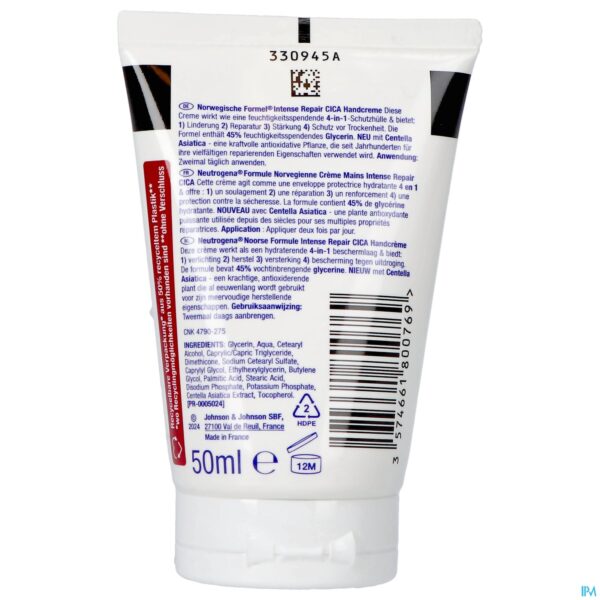 Packshot Neutrogena N/f Cica Handcreme 50ml