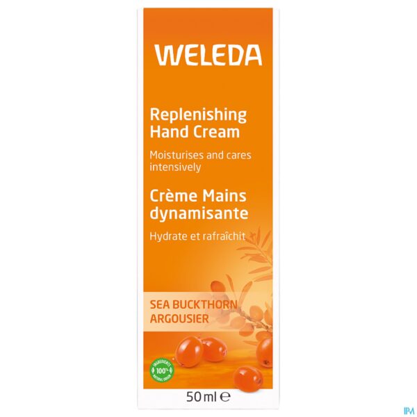 Packshot Weleda Vitaliserende Handcreme Duindoorn 50ml
