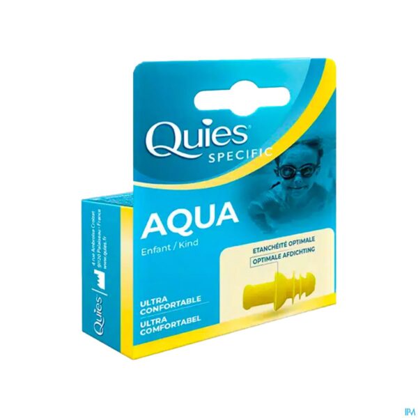 Packshot Quies Gehoorbescherming Specific Aqua Kind