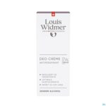 Packshot Widmer Deo Crème Antiperspirant Zonder Parfum 40ml