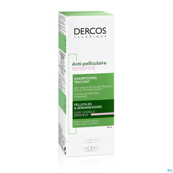 Packshot Vichy Dercos A/roos Sensitive Sh 200ml Packshot Vichy Dercos A/roos Sensitive Sh 200ml