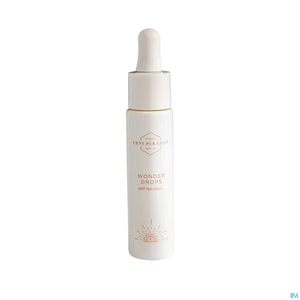 Packshot Cent Pur Cent Self Tanning Elixir Wonder Drop 15ml Packshot Cent Pur Cent Self Tanning Elixir Wonder Drop 15ml