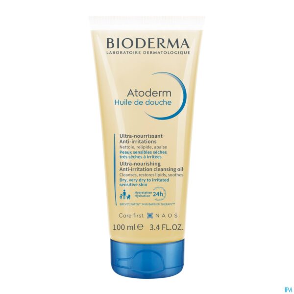 Packshot Bioderma Atoderm Douche Olie Tube 100ml