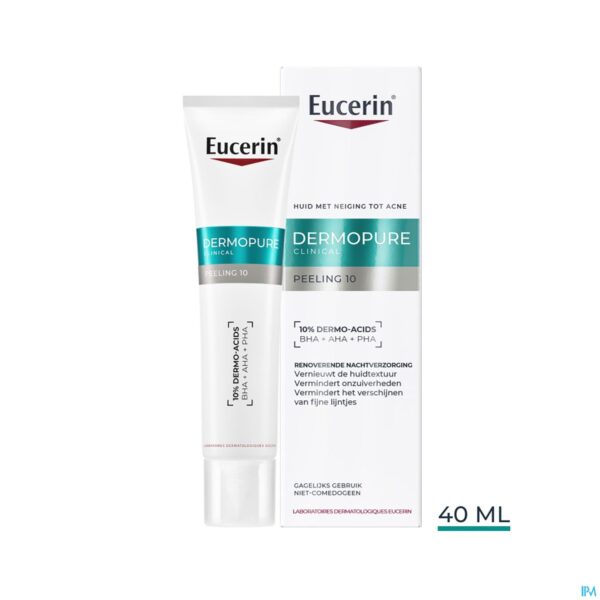 Lifestyle_image Eucerin Dermopure Clinic.peel.10 Nachtverzorg.40ml Lifestyle_image Eucerin Dermopure Clinic.peel.10 Nachtverzorg.40ml
