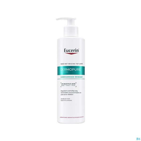 Productshot Eucerin Dermopure Clinic. Corriger.reiniger. 400ml